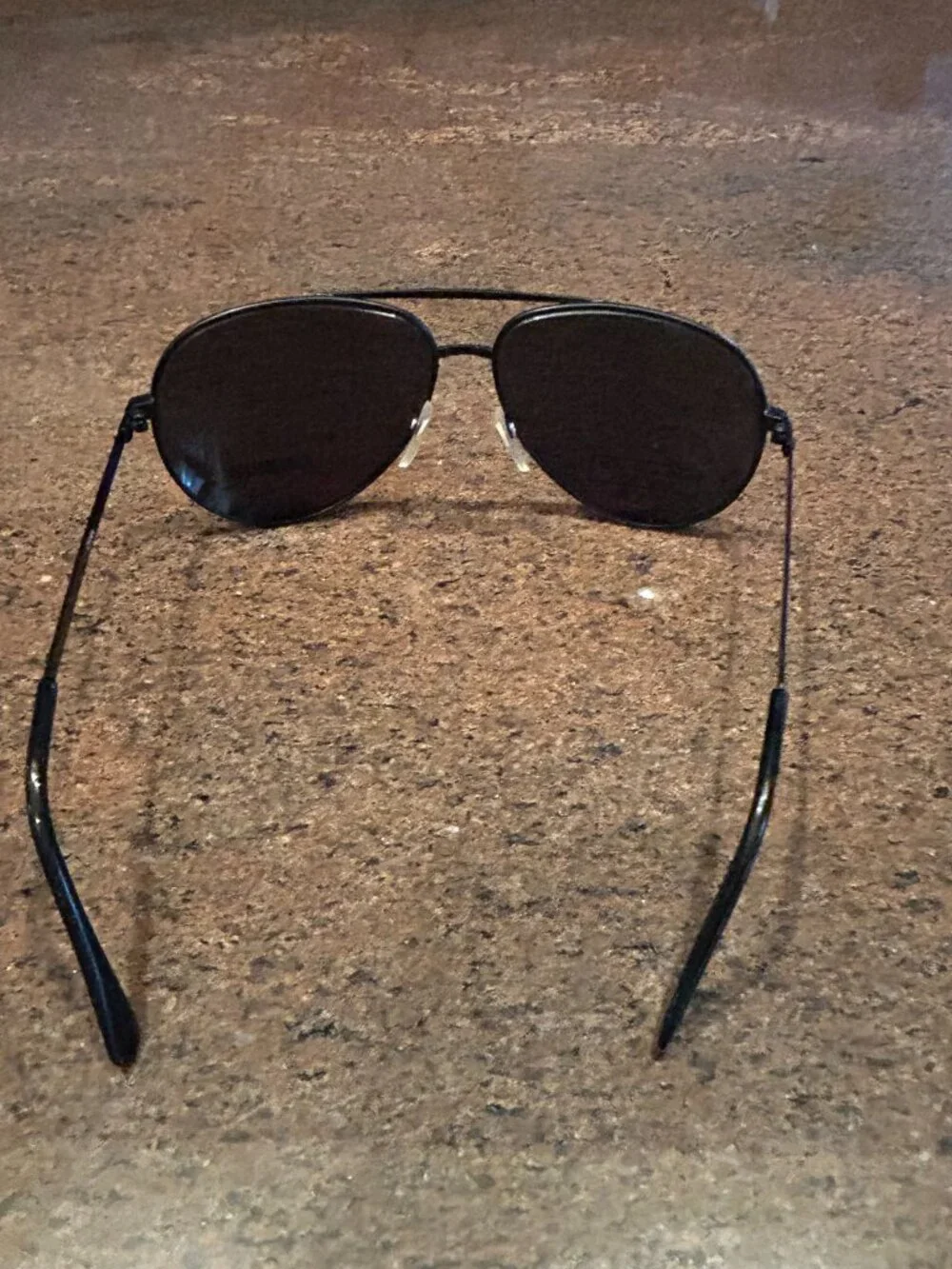 Aviator Sunglasses Black Rim - NWOT